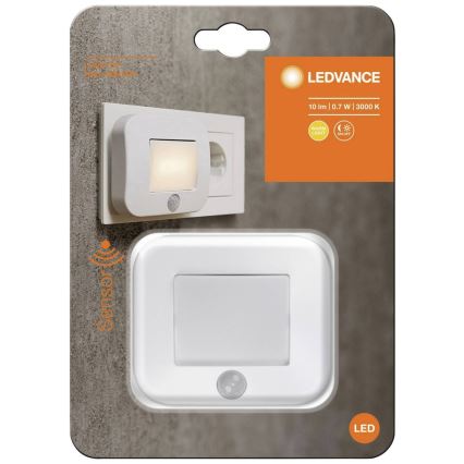 Ledvance - Светодиодный ночник с датчиком LUNETTA LED/0,7W/230V 3000K