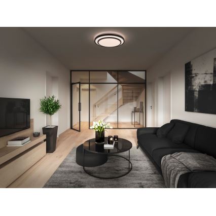 Ledvance - Светодиодный потолочный светильник ORBIS BERLIN LED/16W/230V черный