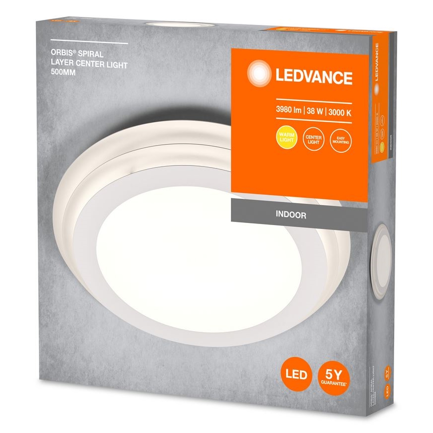 Ledvance - Светодиодный потолочный светильник ORBIS SPIRAL LED/38W/230V