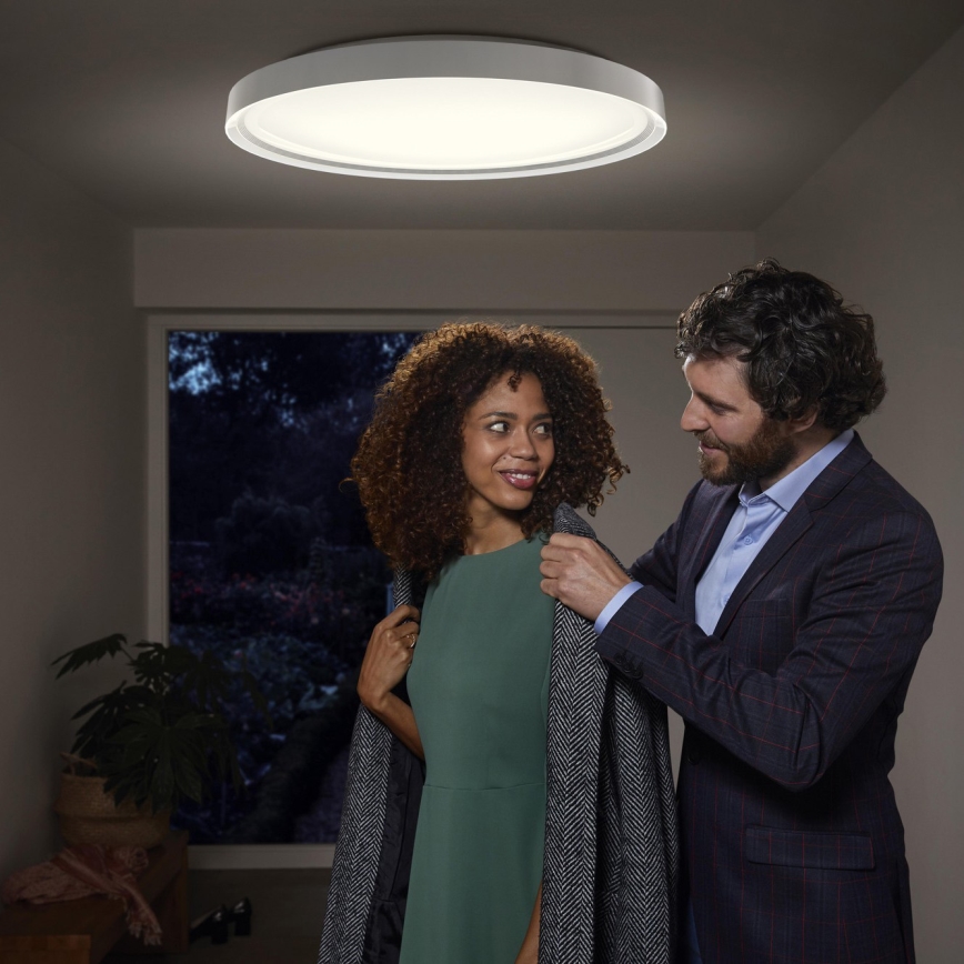 Ledvance - Светодиодный потолочный светильник с датчиком PLATE LED/32W/230V 3000K