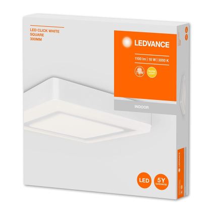 Ledvance - Светодиодный потолочный светильник SQUARE LED/18W/230V