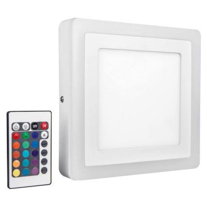 Ledvance - Светодиодный потолочный RGB-светильник с регулированием яркости LED/19W/230V + пульт ДУ