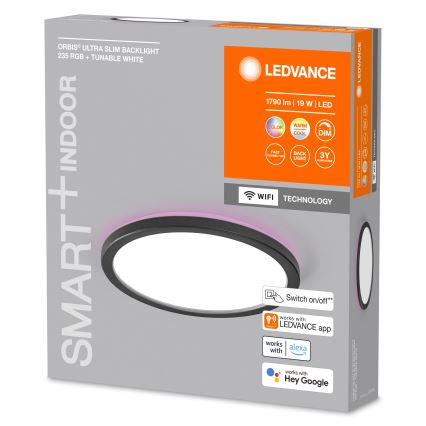 Ledvance - Светодиодный потолочный RGBW-светильник с регулированием яркости SMART+ ORBIS LED/19W/230V 2700-6500K Wi-Fi