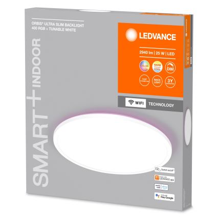 Ledvance - Светодиодный потолочный RGBW-светильник с регулированием яркости SMART+ ORBIS LED/25W/230V 2700-6500K Wi-Fi