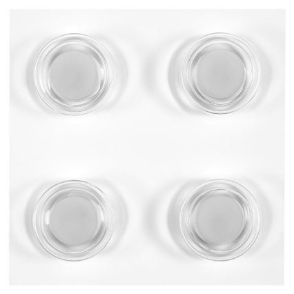 Ledvance - Светодиодный потолочный светильник для ванной комнаты ORBIS FLAME 4xLED/5,5W/230V 3000/4000K IP44 белый