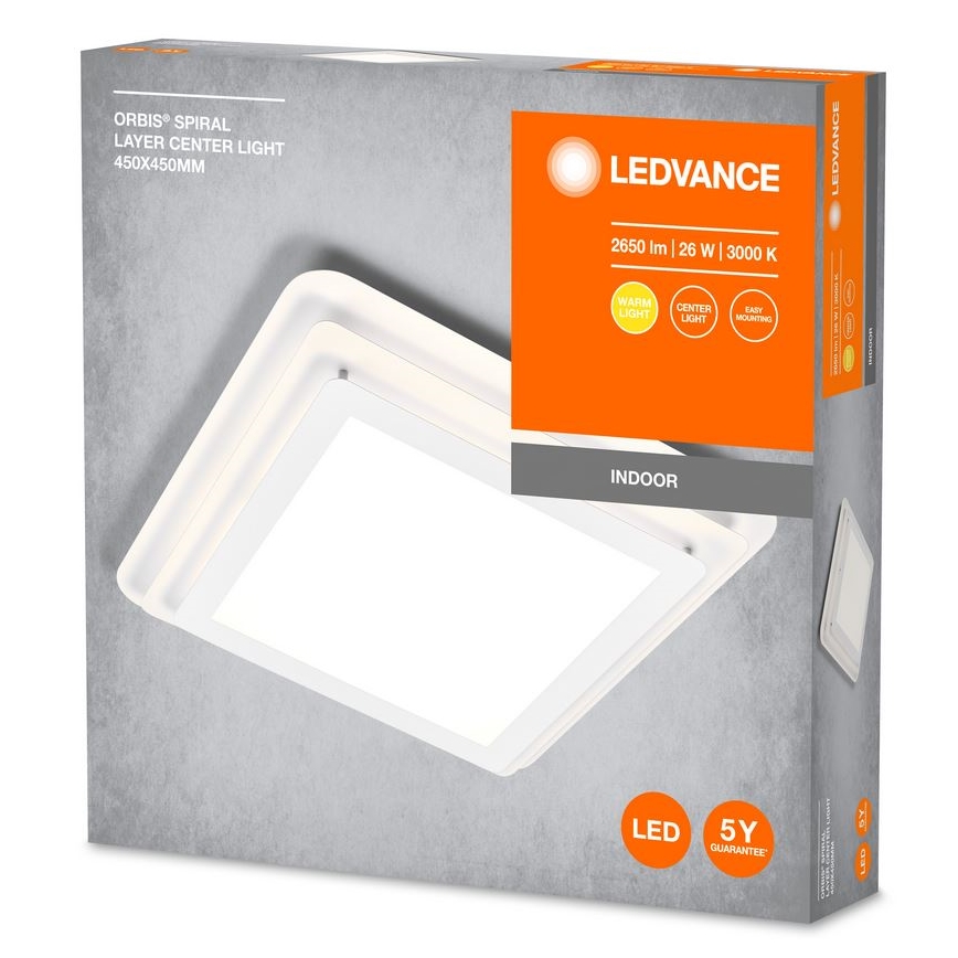 Ledvance - Светодиодный потолочный светильник ORBIS SPIRAL LED/26W/230V