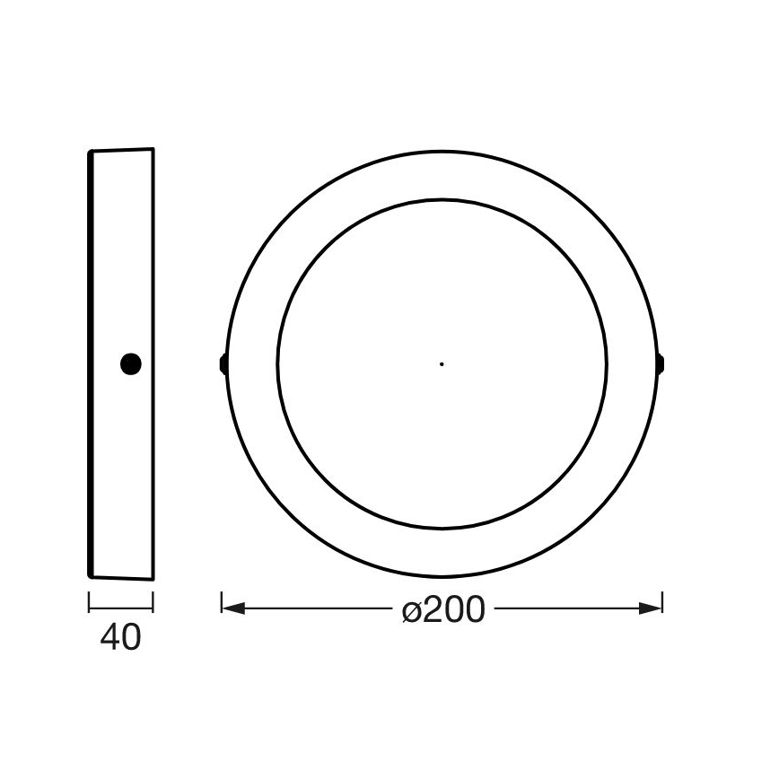 Ledvance - Светодиодный потолочный светильник с регулированием яркости SMART+ ORBIS LED/12W/230V 3000-6500K Wi-Fi