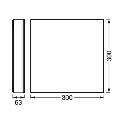 Ledvance - Светодиодный потолочный светильник с регулированием яркости SMART+ FRAMELESS LED/21W/230V 3000-6500K Wi-Fi