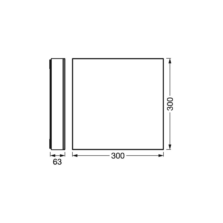 Ledvance - Светодиодный потолочный светильник с регулированием яркости SMART+ FRAMELESS LED/21W/230V 3000-6500K Wi-Fi