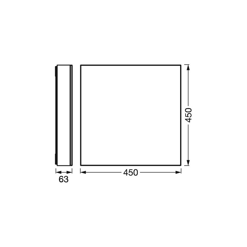 Ledvance - Светодиодный потолочный светильник с регулированием яркости SMART+ FRAMELESS LED/24,5W/230V 3000-6500K Wi-Fi