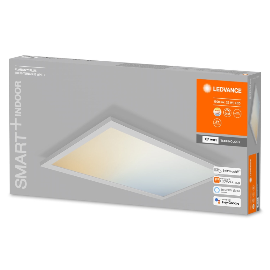 Ledvance - Светодиодный потолочный светильник с регулированием яркости SMART+ PLANON LED/22W/230V Wi-Fi