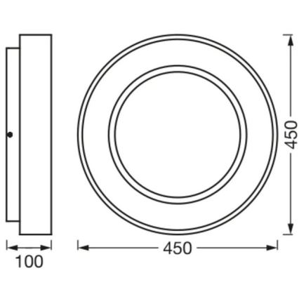 Ledvance - Светодиодный потолочный светильник с регулированием яркости SUN@HOME CIRCULAR LED/18,5W/230V Wi-Fi