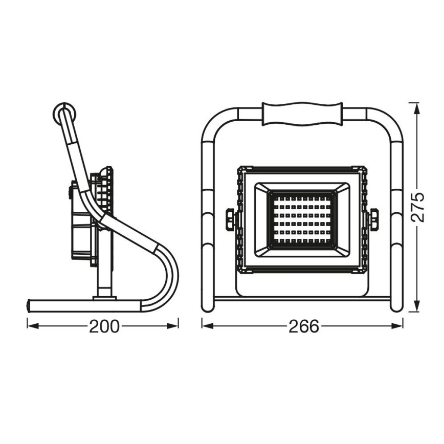 Ledvance - Светодиодный прожектор R-STAND LED/20W/5V IP44