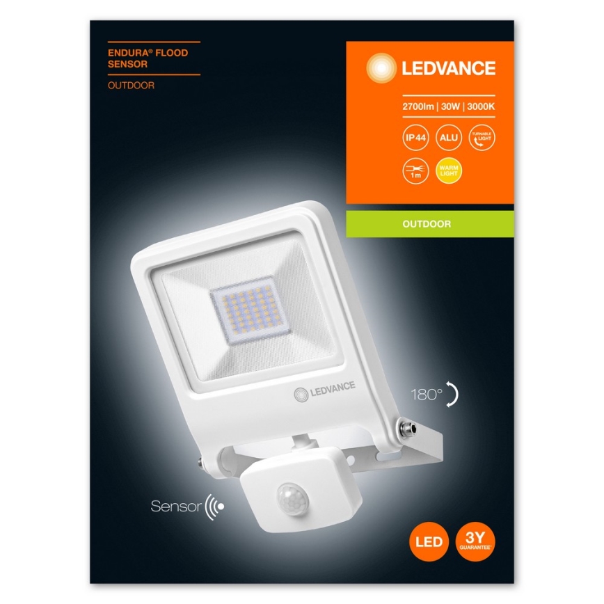 Ledvance - Светодиодный прожектор с датчиком ENDURA LED/30W/230V IP44