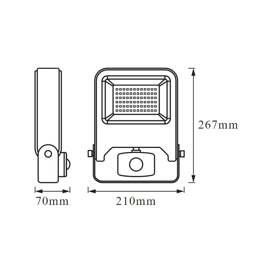 Ledvance - Светодиодный прожектор с датчиком ENDURA LED/50W/230V IP44