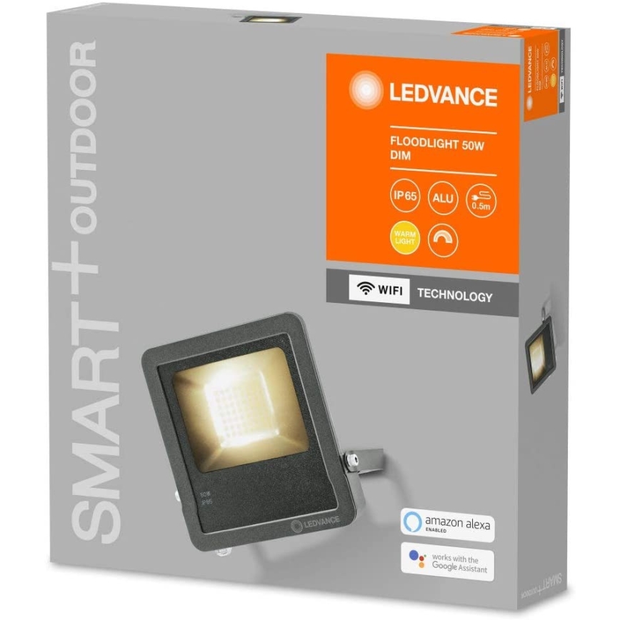 Ledvance - Светодиодный прожектор SMART+ FLOOD LED/50W/230V IP65 Wi-Fi