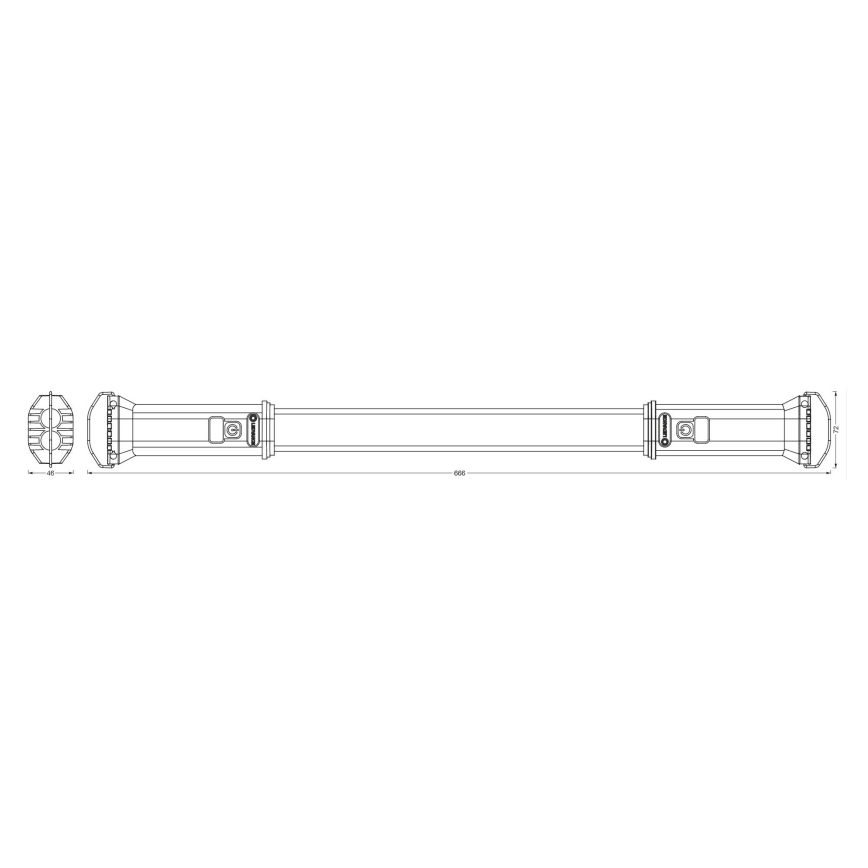 Ledvance - Светодиодный рабочий светильник TUBE LED/10W/5V IP54