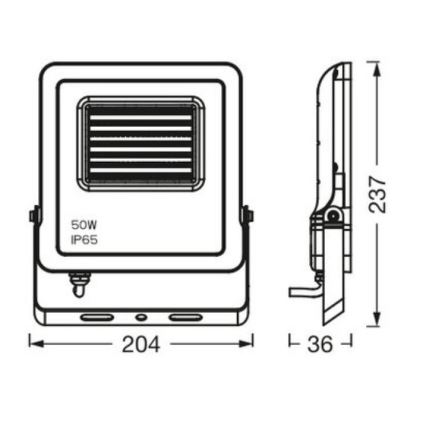 Ledvance - Светодиодный уличный RGBW-прожектор с регулированием яркости SMART+ FLOODLIGHT LED/50W/230V IP65 Wi-Fi