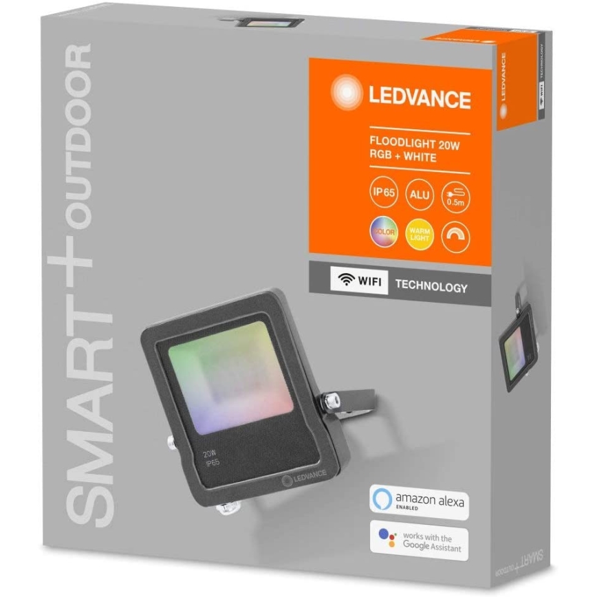 Ledvance - Светодиодный RGBW-прожектор SMART+ FLOOD LED/20W/230V IP65 Wi-Fi