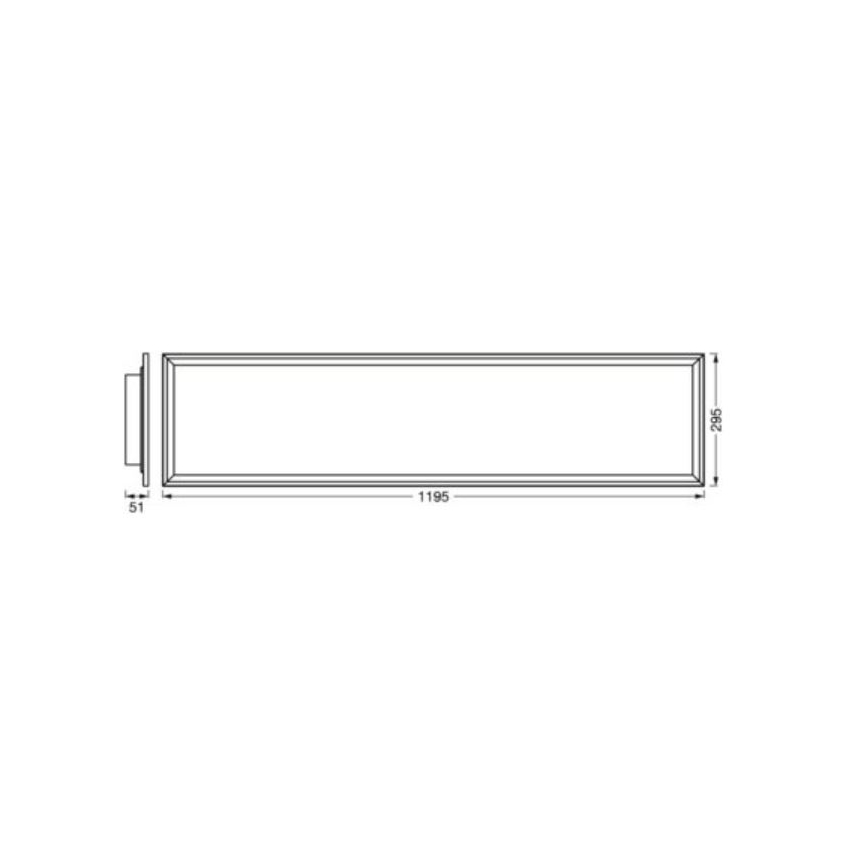 Ledvance - Светодиодный RGBW-светильник с регулированием яркости SMART+ PLANON LED/36W/230V 2700-6500K Wi-Fi