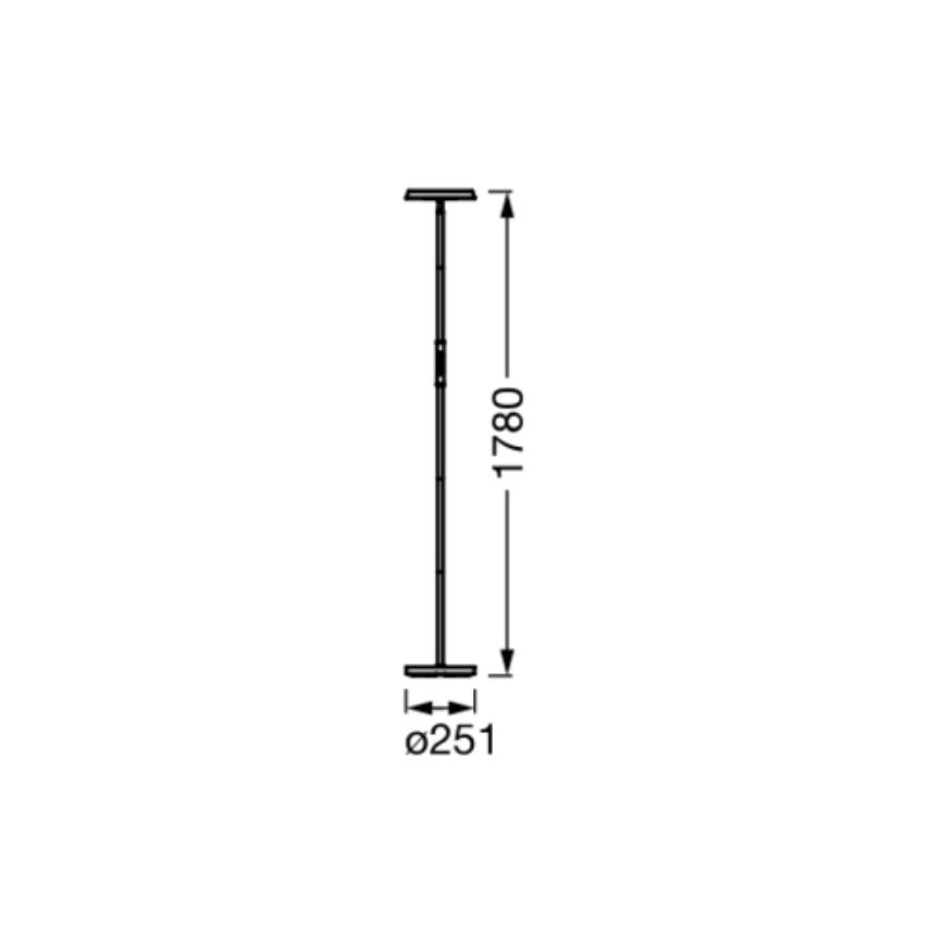 Ledvance - Светодиодный RGBW-торшер с регулированием яркости SMART+ FLOOR LED/13,5W/230V 2700-5000K Wi-Fi