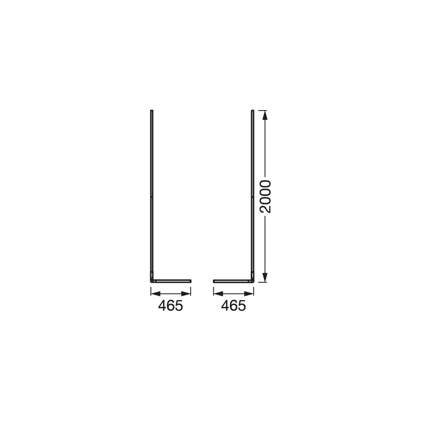 Ledvance - Светодиодный RGBW-торшер с регулированием яркости SMART+ FLOOR LED/20W/230V 2700-6500K Wi-Fi черный + дистанционное управление