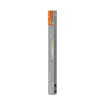 Ledvance - Светодиодный RGBW-торшер с регулированием яркости SMART+ FLOOR LED/20W/230V 2700-6500K Wi-Fi черный + дистанционное управление
