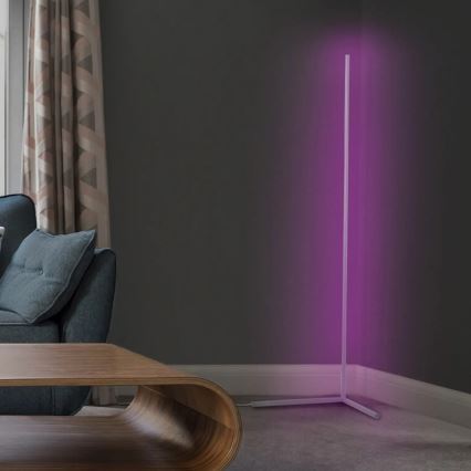 Ledvance - Светодиодный RGBW-торшер с регулированием яркости SMART+ FLOOR LED/20W/230V 2700-6500K Wi-Fi белый + дистанционное управление