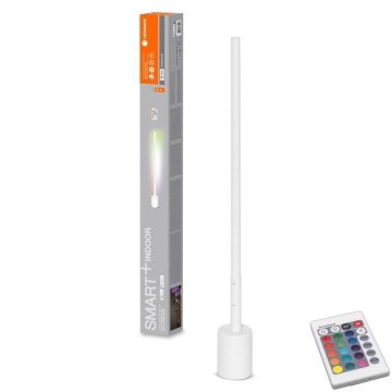 Ledvance - Светодиодный RGBW-торшер с регулированием яркости SMART+ FLOOR LED/8W/230V 2700-6500 Wi-Fi белый + дистанционное управление