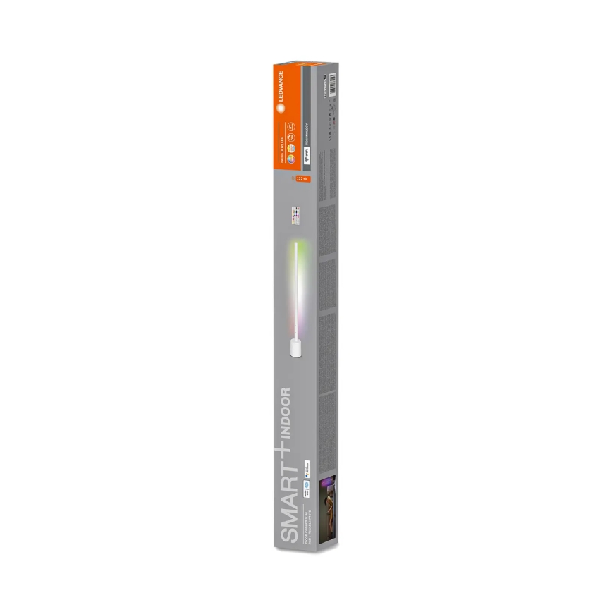 Ledvance - Светодиодный RGBW-торшер с регулированием яркости SMART+ FLOOR LED/8W/230V 2700-6500 Wi-Fi белый + дистанционное управление