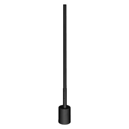 Ledvance - Светодиодный RGBW-торшер с регулированием яркости SMART+ FLOOR LED/8W/230V 2700-6500K Wi-Fi черный + дистанционное управление