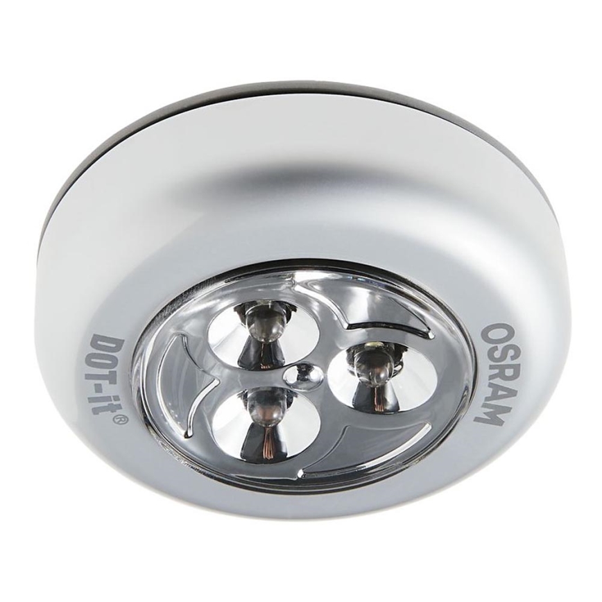 Ledvance - Светодиодный сенсорный навигационный светильник DOT-IT LED/0,2W/3xAAA