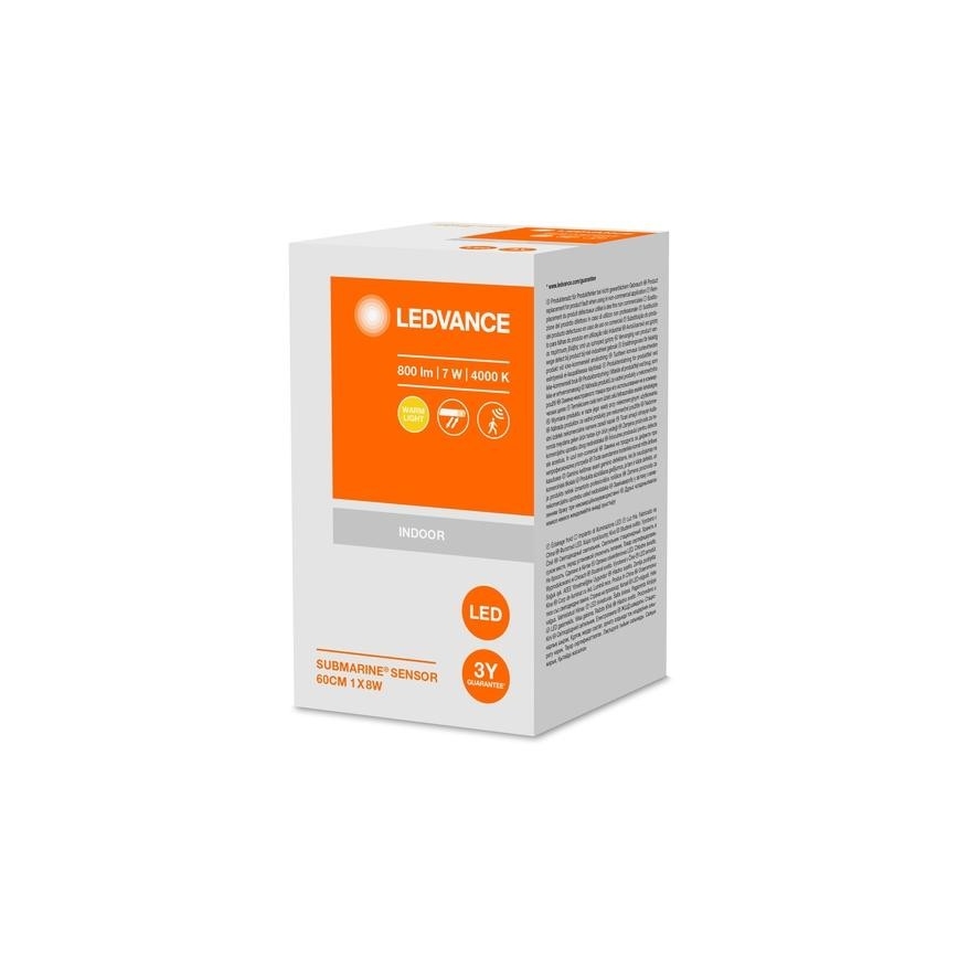 Ledvance - Светодиодный технический светильник с датчиком SUBMARINE 1xG13/8W/230V IP65