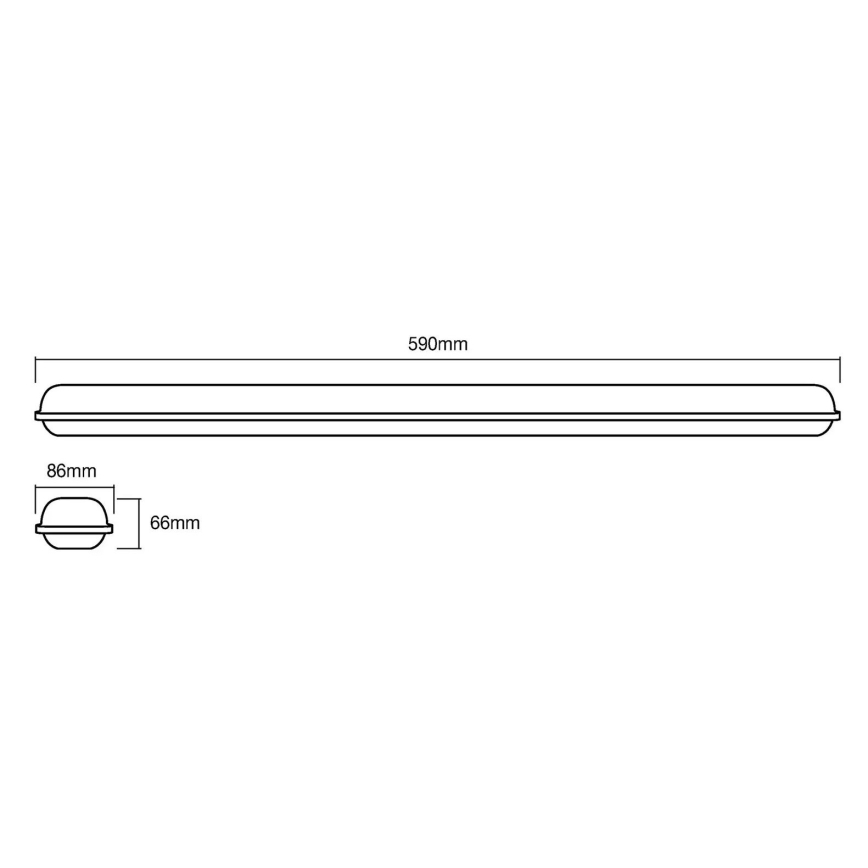 	Ledvance - Светодиодный технический светильник SUBMARINE LED/18W/230V IP65