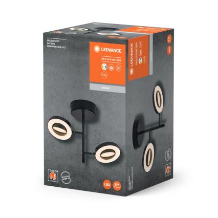 Ledvance - Светодиодный точечный светильник DECOR SATURN 2xLED/11W/230V 3000/4200/6500K