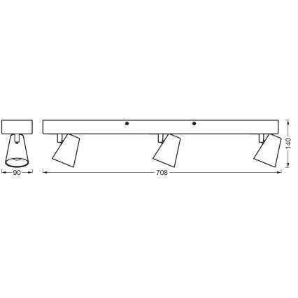 Ledvance - Светодиодный точечный светильник DECOR NEPTUNE LED/26W/230V