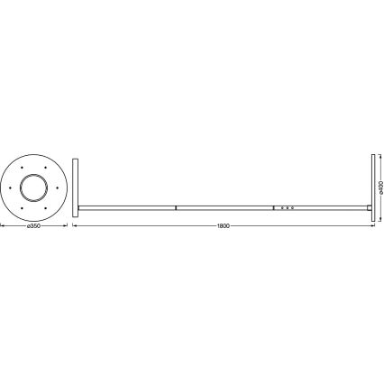 Ledvance - Светодиодный торшер с регулированием яркости SUN@HOME LED/36W/230V 2200-5000K CRI 95 Wi-Fi