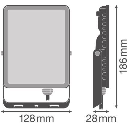 Ledvance - Светодиодный уличный настенный прожектор FLOODLIGHT LED/30W/230V 4000K IP65