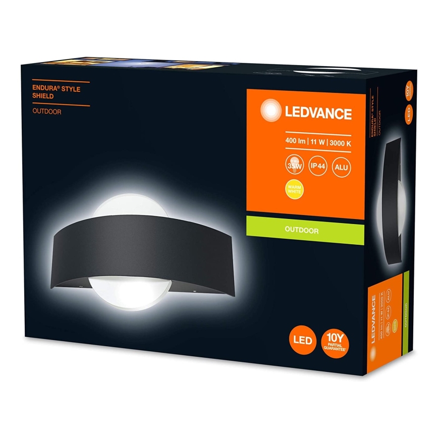 	Ledvance - Светодиодный уличный настенный светильник SHIELD LED/11W/230V IP44