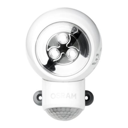 Ledvance - Светодиодный уличный навигационный светильник с датчиком SPYLUX LED/0,3W/3xAA IP43