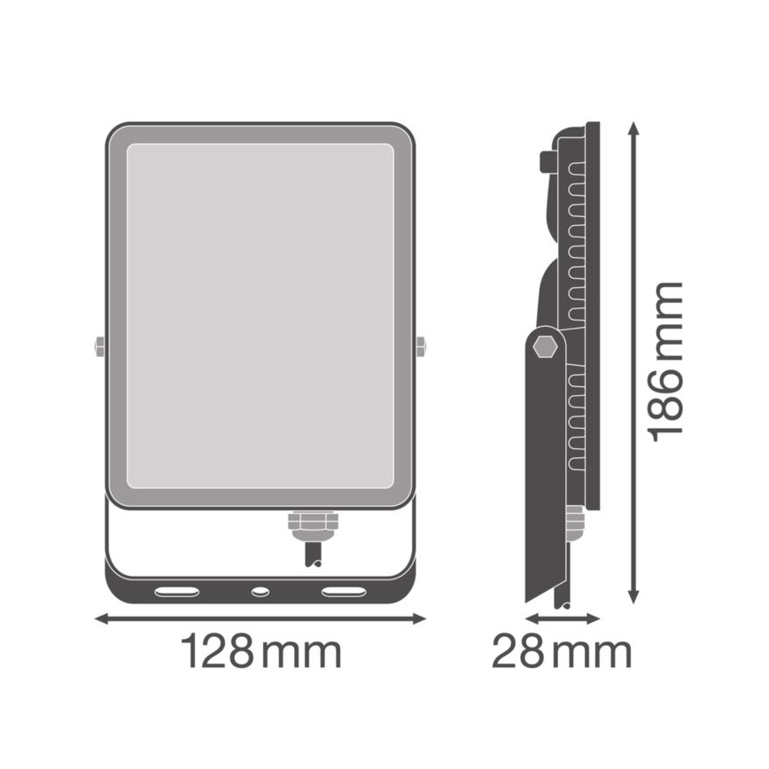 Ledvance - Светодиодный уличный настенный прожектор FLOODLIGHT ESSENTIAL LED/30W/230V 4000K IP65