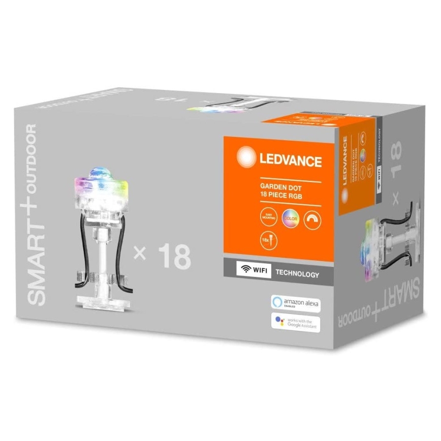 Ledvance - Светодиодный уличный декоративный RGB-светильник SMART+ DOT 18xLED/4W/230V IP65 Wi-Fi