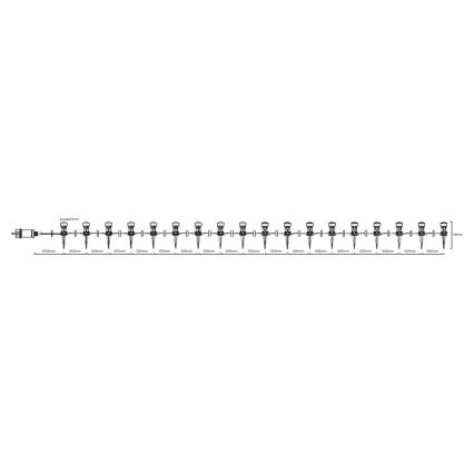 Ledvance - Светодиодный уличный декоративный светильник DOT 18xLED/0,7W/230V IP66