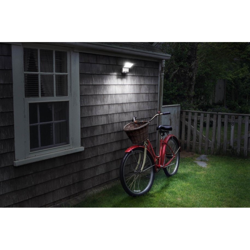 Ledvance - Светодиодный уличный настенный прожектор с датчиком SPOTLIGHT LED/4W/4xD IP54