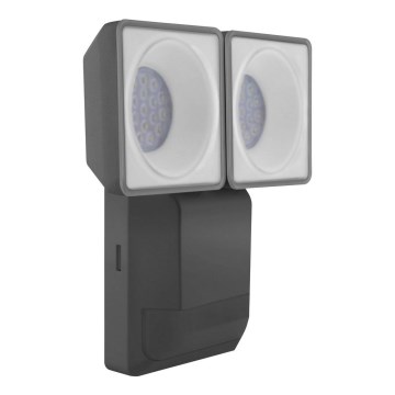 Ledvance - Светодиодный уличный настенный светильник с датчиком SPOT 2xLED/8W/230V IP55