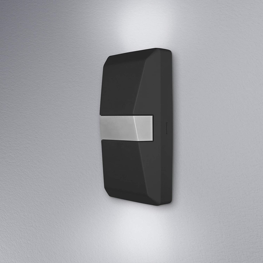 Ledvance - Светодиодный уличный настенный светильник с датчиком UPDOWN LED/10W/230V IP55