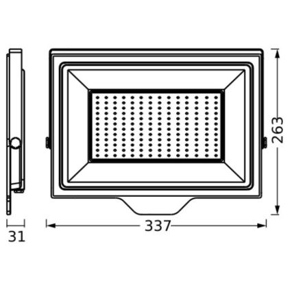 Ledvance - Светодиодный уличный прожектор FLOODLIGHT ESSENTIAL LED/150W/230V IP65