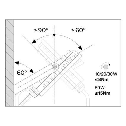 Ledvance - Светодиодный уличный прожектор с датчиком FLOODLIGHT LED/30W/230V 6500K IP65