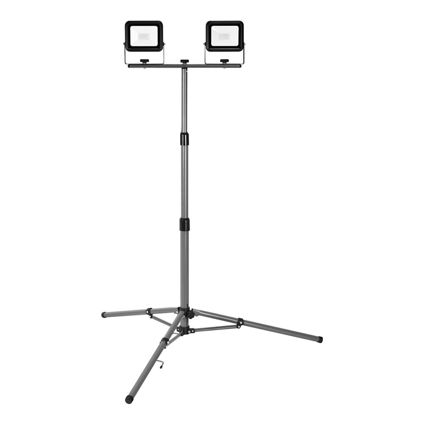 Ledvance - Светодиодный уличный прожектор с держателем WORKLIGHT TRIPOD 2xLED/20W/230V 6500K IP65