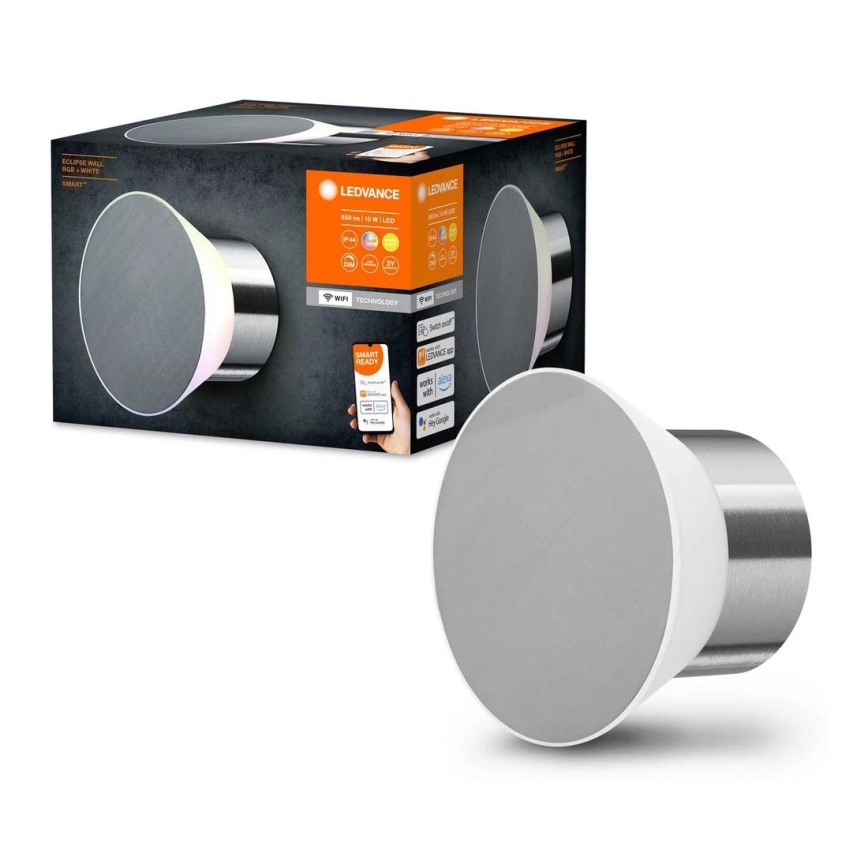 Ledvance - Светодиодный уличный RGB-светильник с регулированием яркости SMART+ ECLIPSE LED/10W/230V IP44 Wi-Fi